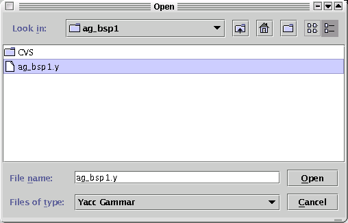 pic showing the file chooser